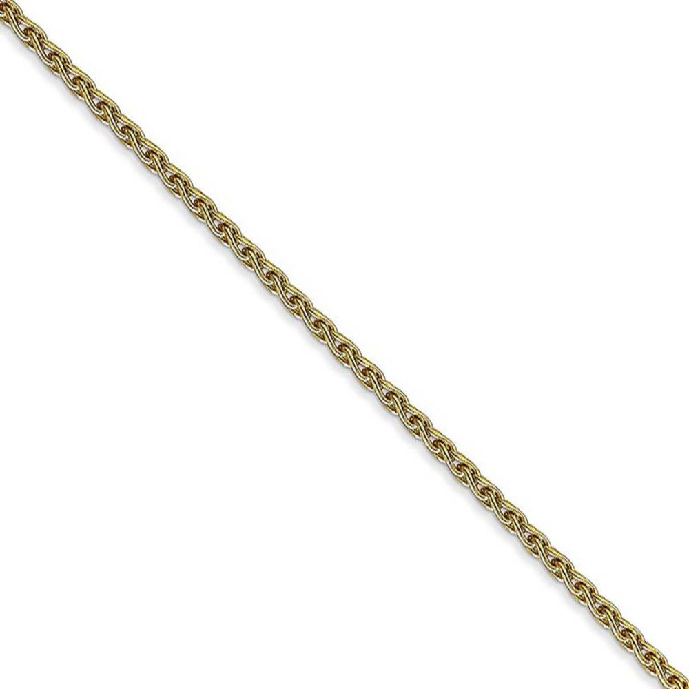 1.75mm 10k Yellow Gold Parisian Wheat Chain Necklace, 30 Inch